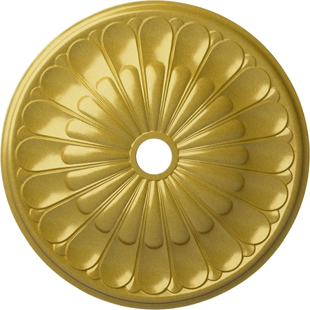 Ekena Millwork Gorleen Ceiling Medallion (Fits Canopies up to 3 5/8"), 31 5/8"OD x 3 5/8"ID x 1 7/8"P CM31GORGS